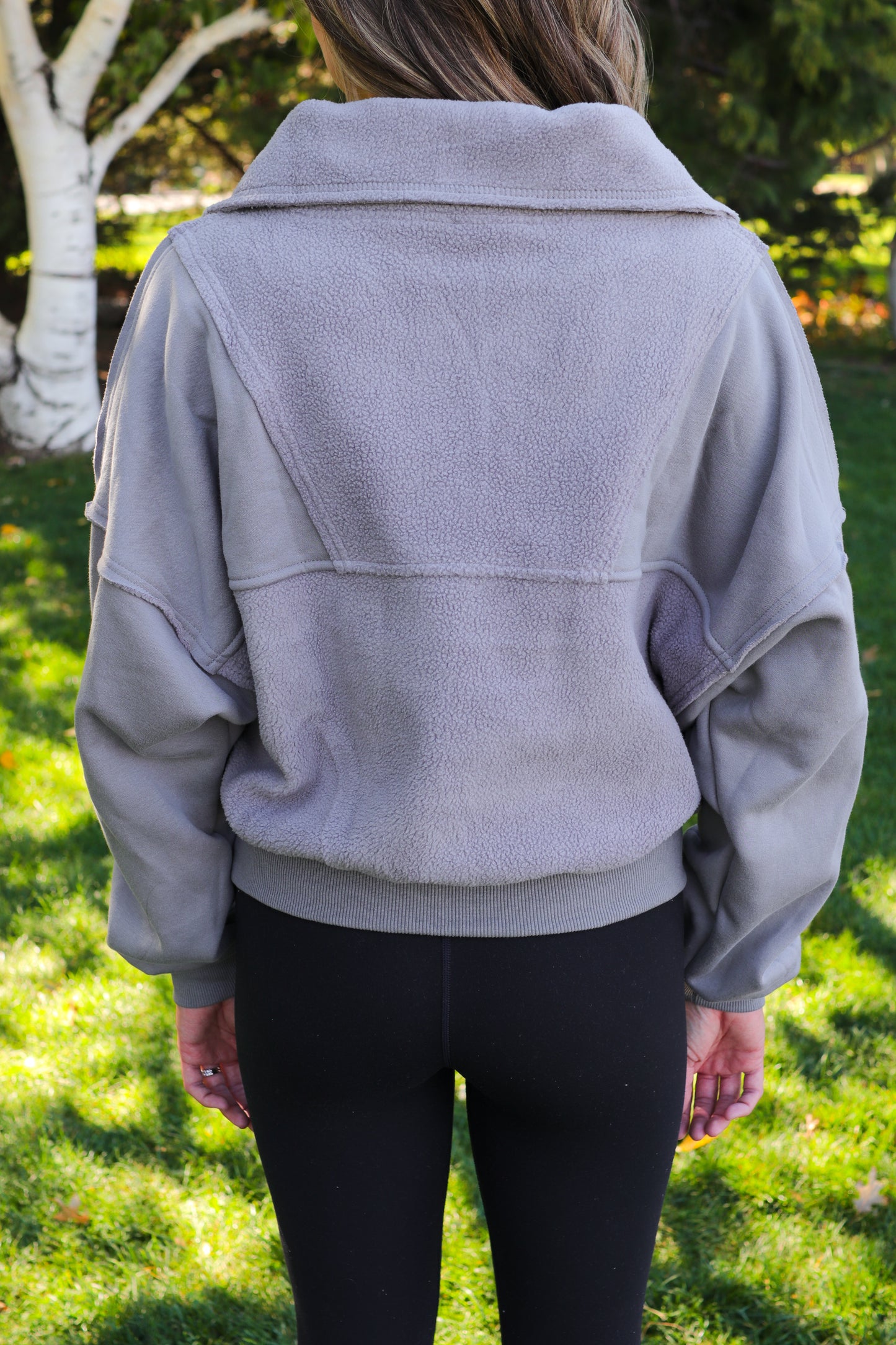 Gray Halfzip Pullover