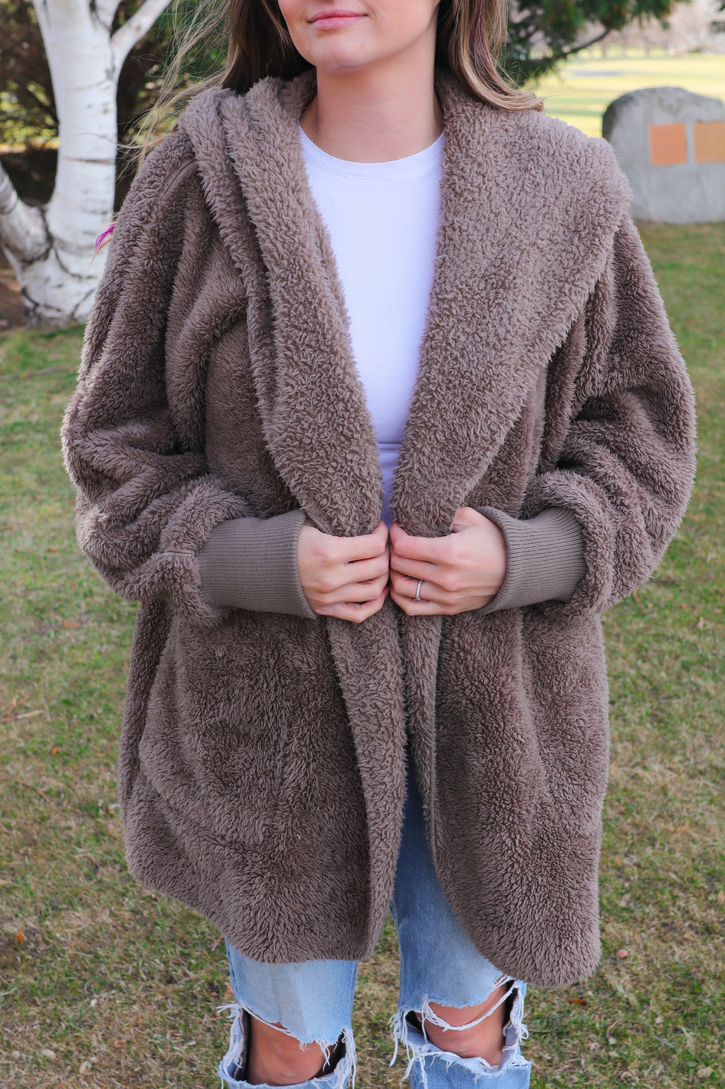 Fuzzy Brown Jacket