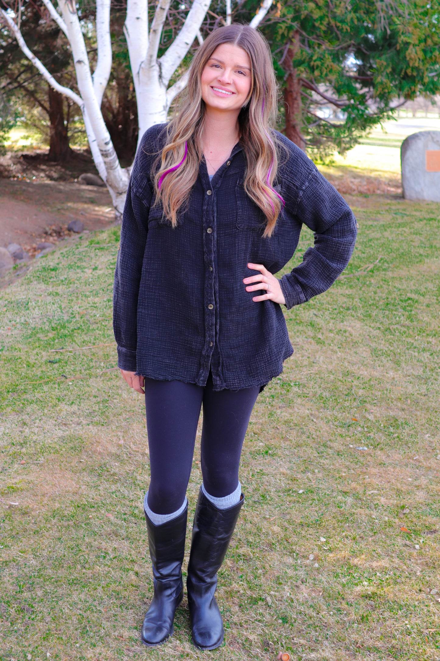 Boyfriend Button Up