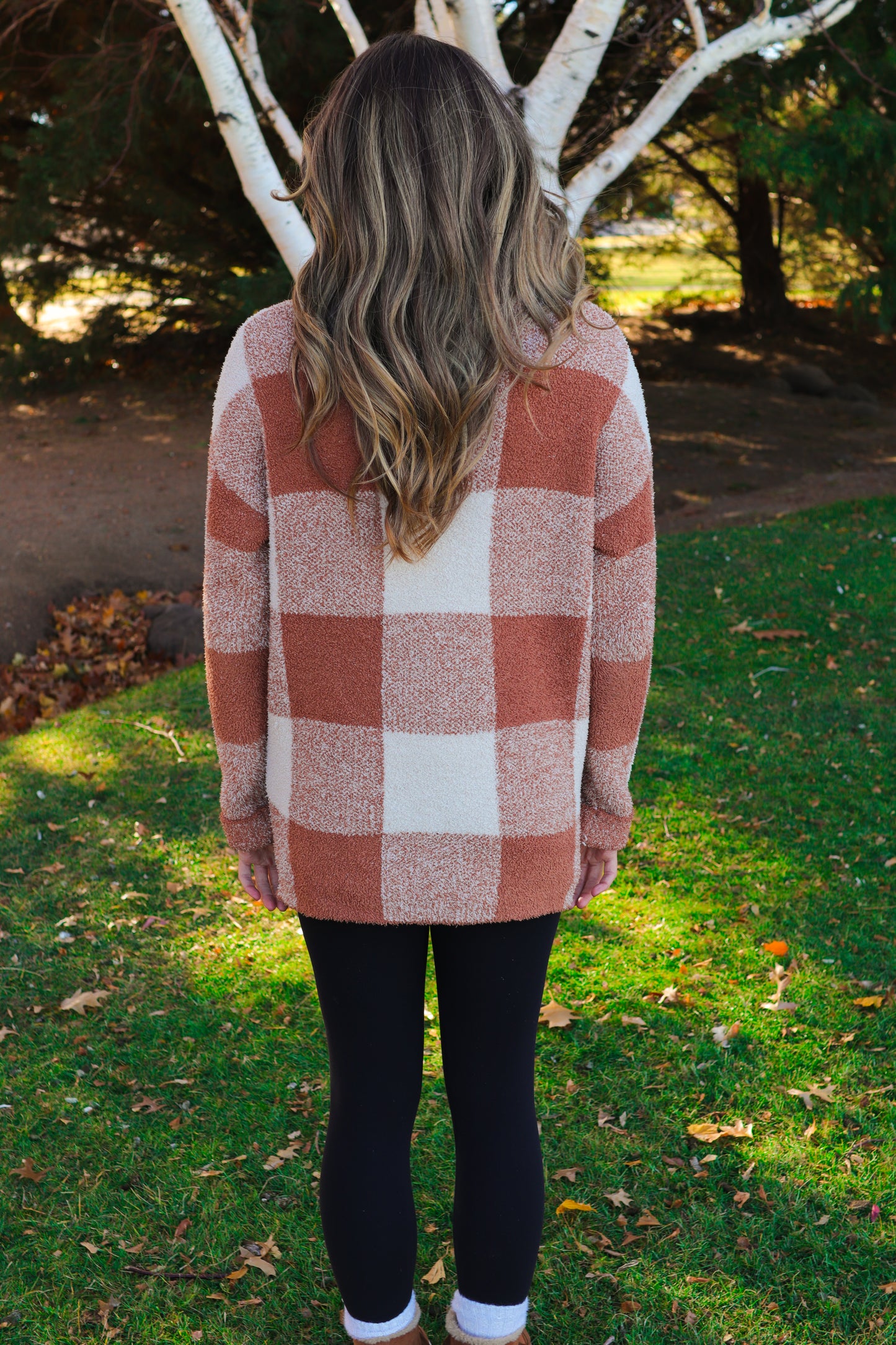 Rust Plaid Shacket