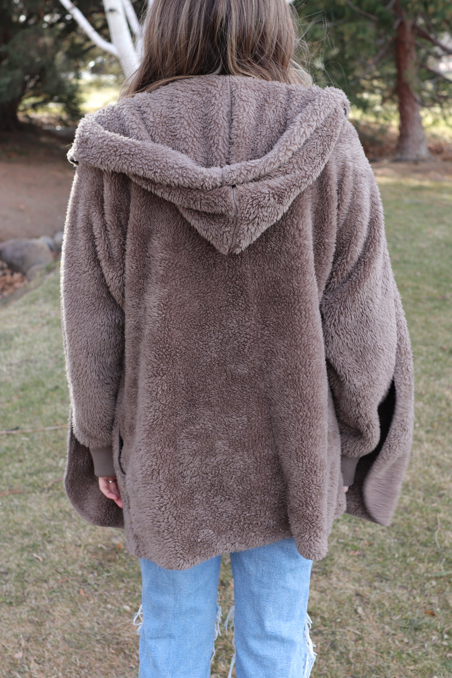 Fuzzy Brown Jacket