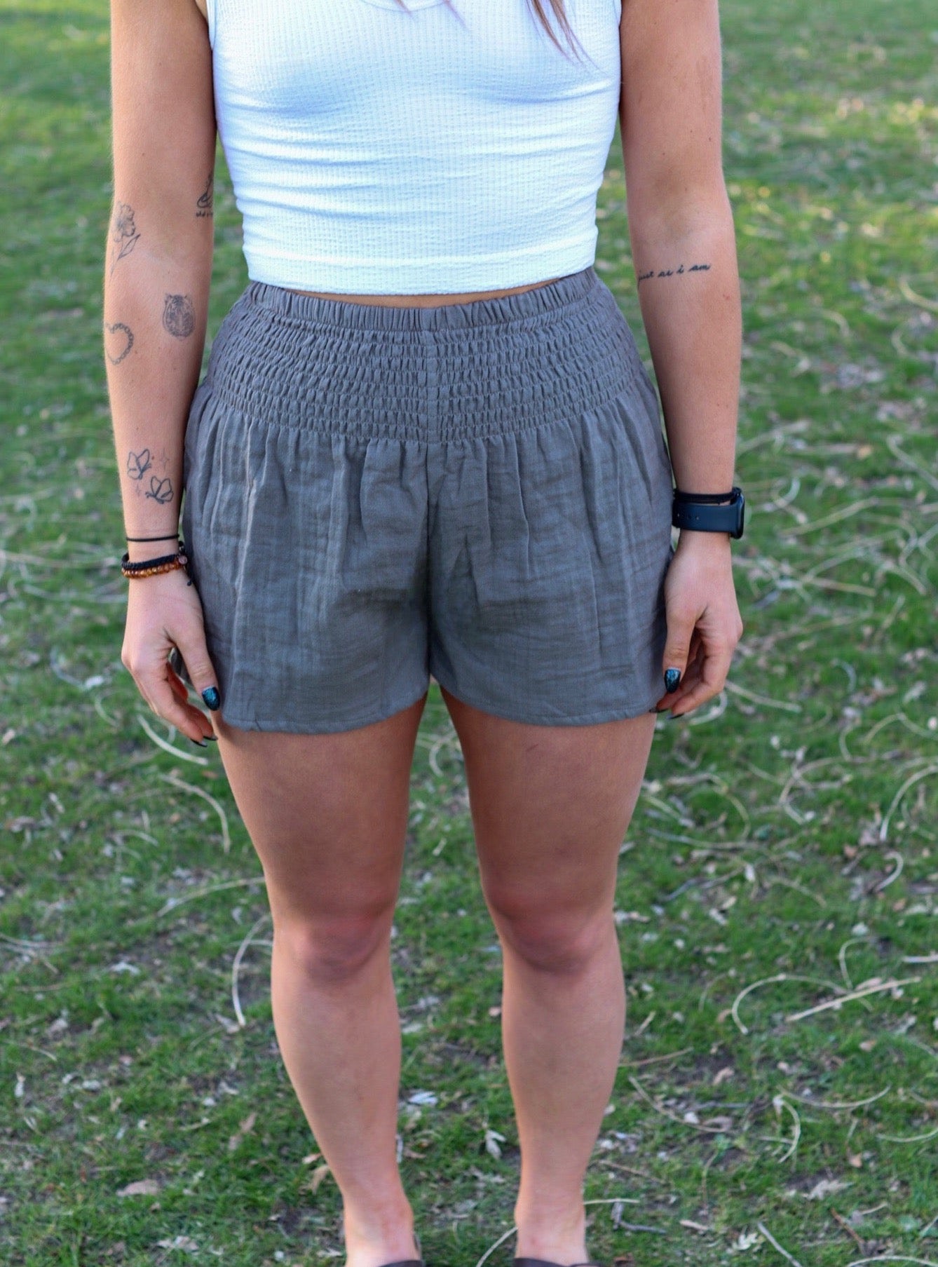 Granite Cotton Shorts