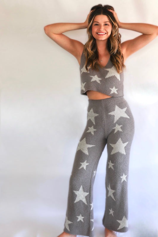 Cozy Star Print Set