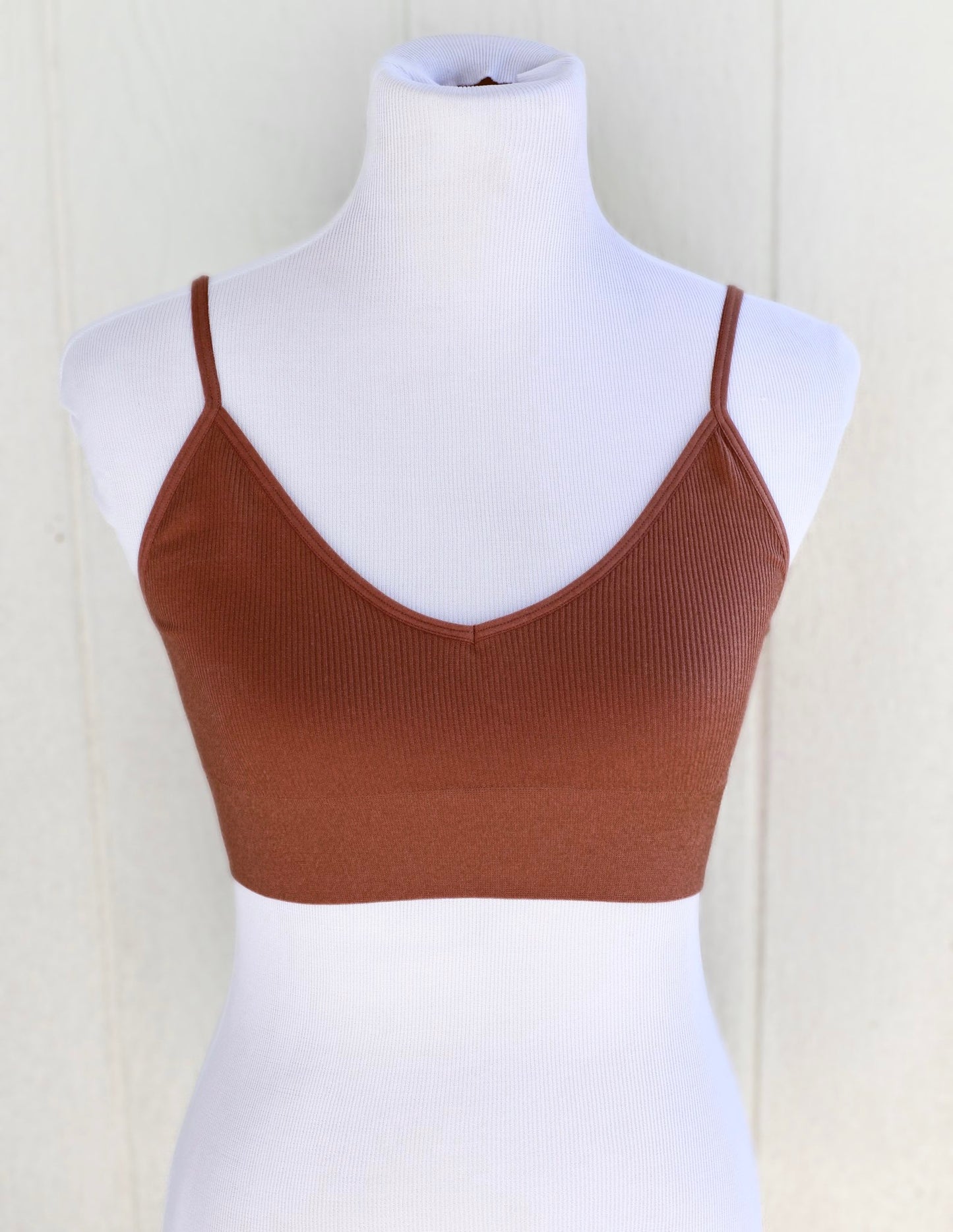 Burnt Orange Low Back Bralette