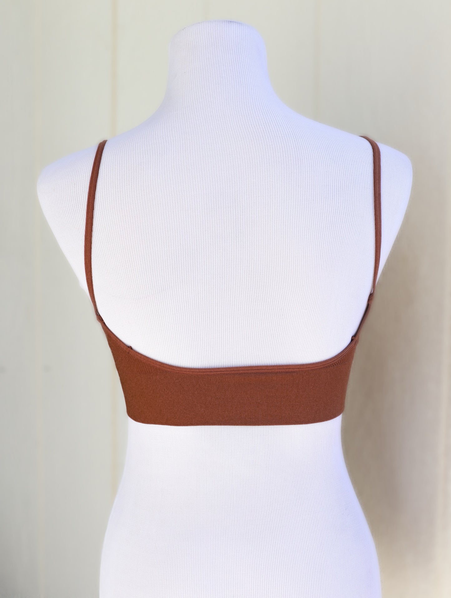 Burnt Orange Low Back Bralette