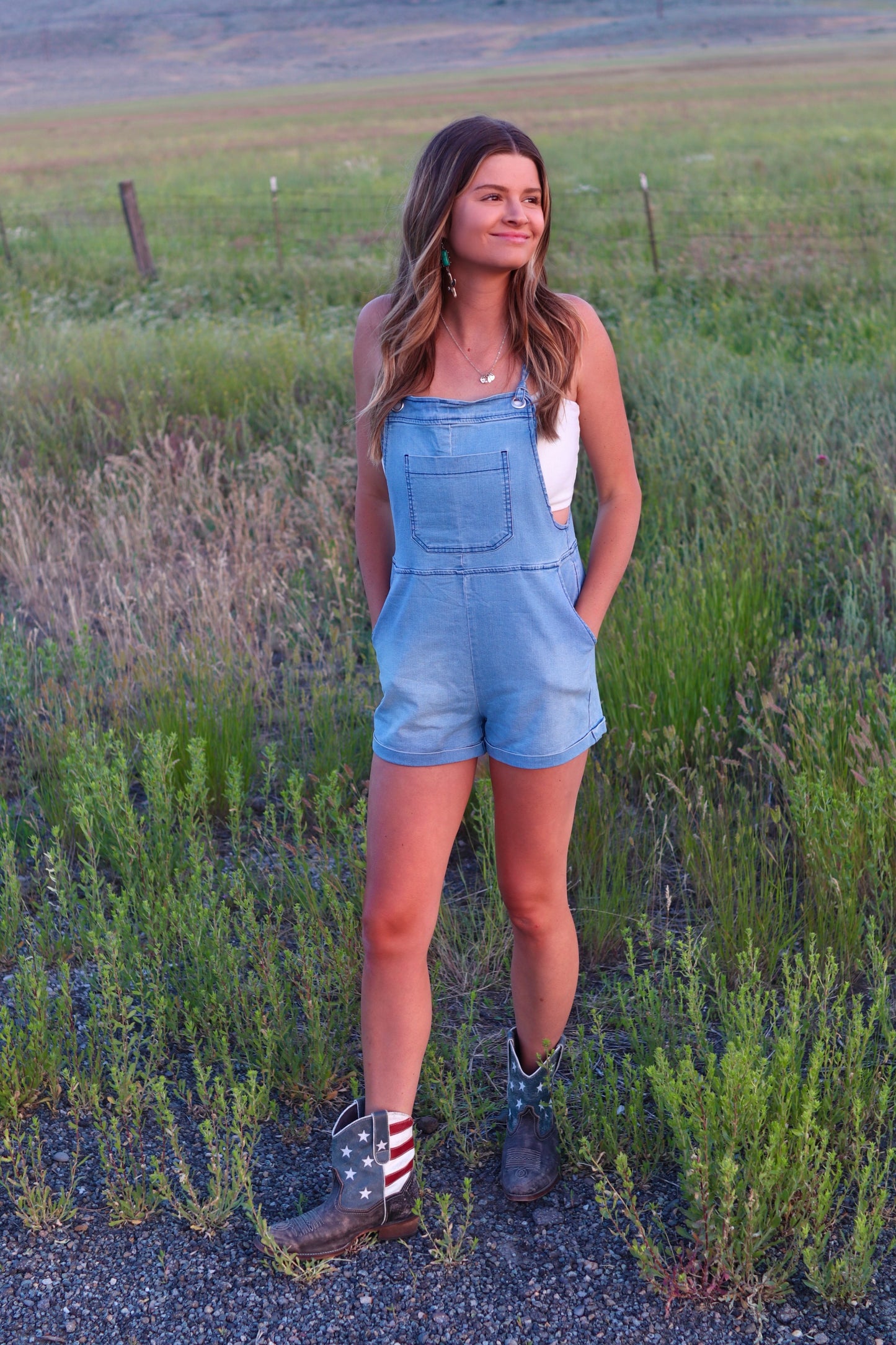 Denim Overalls